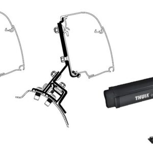 Toldo Thule 4900 260 Black+Adaptador PSA Traveller